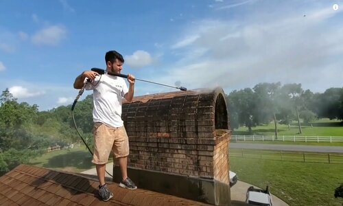 Burnaby Pressure Washing chimney pressure cleaning