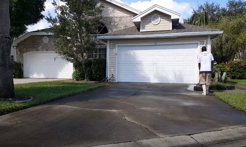 Burnaby Pressure Washing concrete driveway