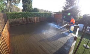 Burnaby Pressure Washing deck cleaning