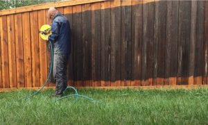 Burnaby Pressure Washing fence cleaning