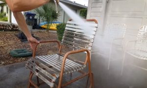 Burnaby Pressure Washing patio furniture