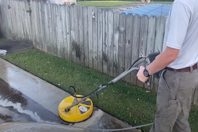 Burnaby Pressure Washing Concrete Driveway