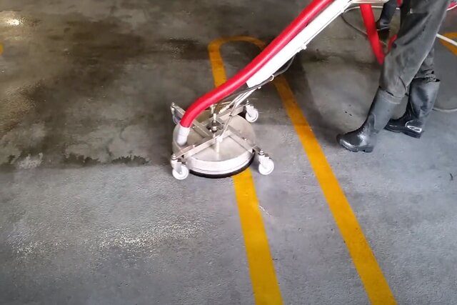 Burnaby Pressure Washing Parking Garage